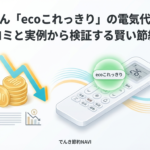 白くまくんecoこれっきりの電気代と節約活用術