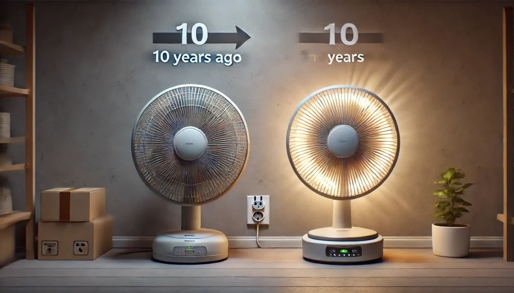 10年前の扇風機の電気代は?